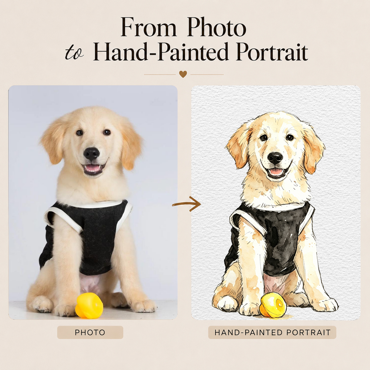 Custom Memorial Watercolor Portrait from Photo | Personalized Remembrance Gift