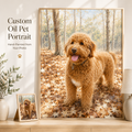 Custom Oil Pet Portrait from Photo