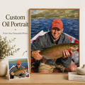 Custom Oil People Portrait – Hand-Painted from Your Photo