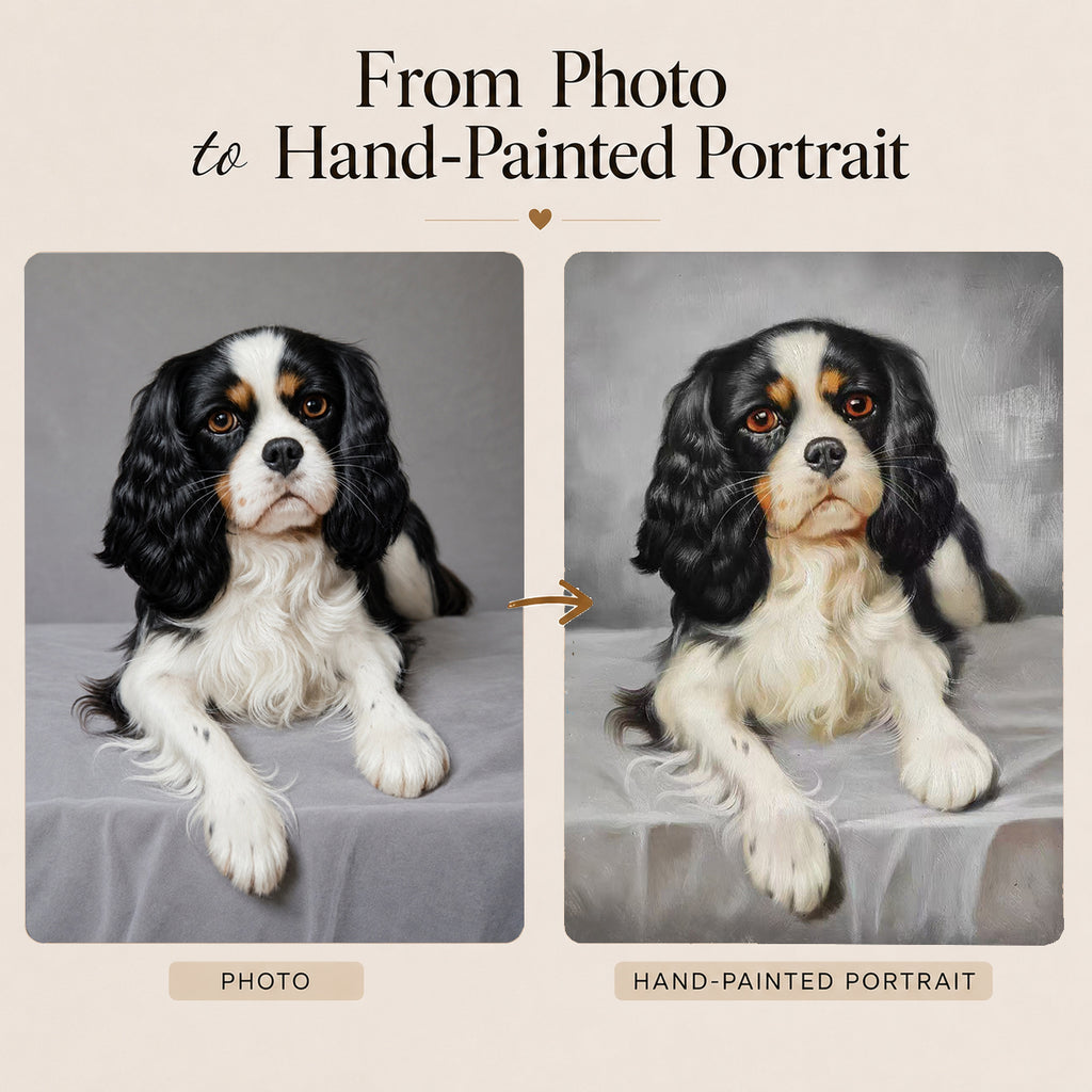 Personalized Memorial Oil Portrait from Photo | Hand-Painted Remembrance Painting