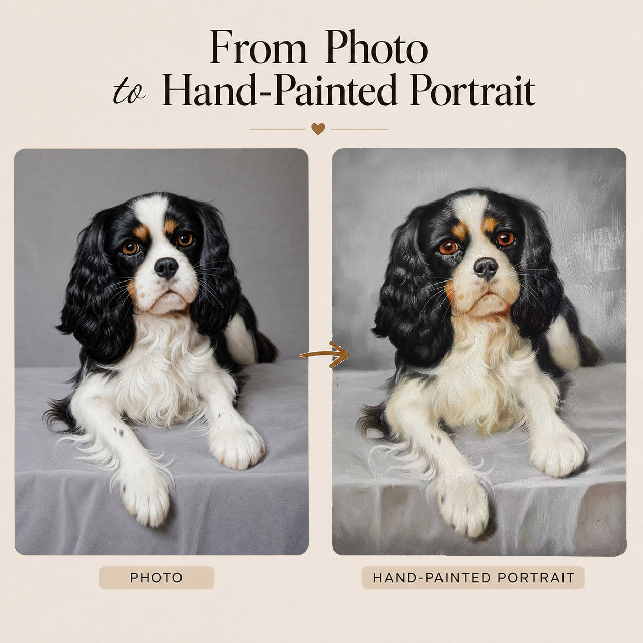 Personalized Memorial Oil Portrait from Photo | Hand-Painted Remembrance Painting