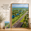Custom Landscape Oil Painting – Hand-Painted from Your Photo